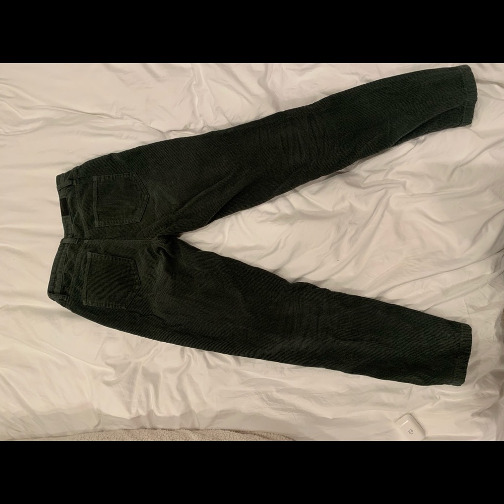 BDG corduroy mom jeans army green